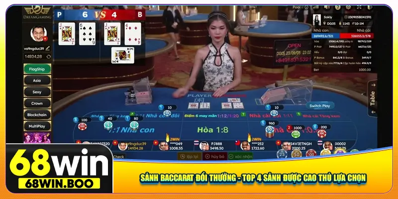 Sảnh Baccarat Đổi Thưởng - Top 4 Sảnh Được Cao Thủ Lựa Chọn