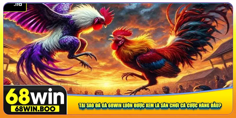 Tại sao đá gà 68win luôn được xem là sân chơi cá cược hàng đầu?